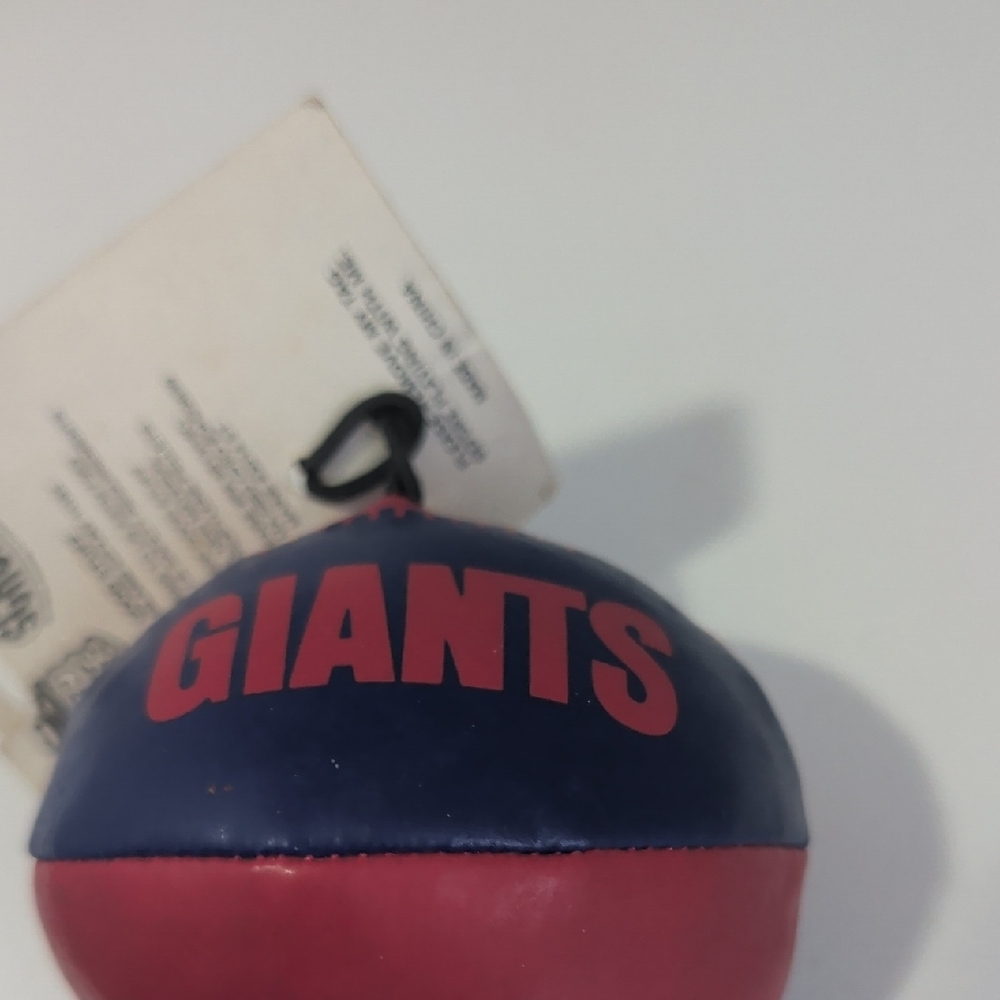 Giants Red and Blue Ball Keychain